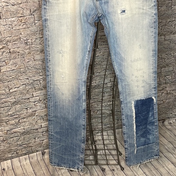 🔥🔥PRPS MEN JEANS Denim distresses with patch Size: 36 🔥🔥 - Picture 3 of 9